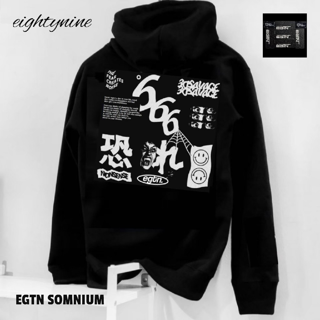 HOODIE PRIA/HOODIE HITAM/HOODIE EIGHTY NINE/HOODIE BANDUNG ORIGINAL/HOODIE BERKUALITAS