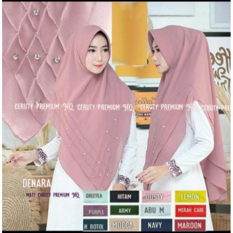 hijab terbaru bisa COD hijab instan hijab terbaru jilbab sar,i kerudung jumbo denara Payet swarosky