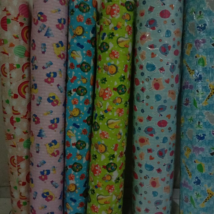 Miliki perlak ompol/alas main anak/motif terbaru/harga termurah/meteran Terjangkau