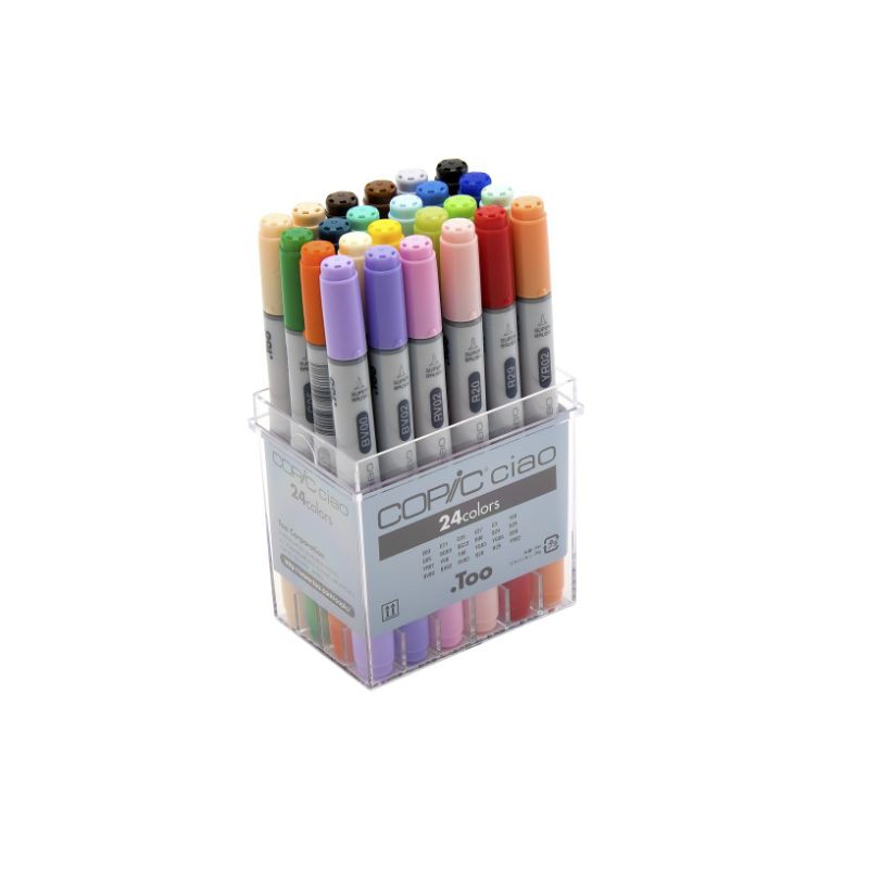 

COPIC CIAO MARKER- 24 BASIC COLOURS SET