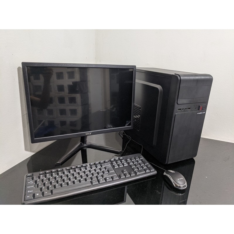 PC i7 LENGKAP RAM 8GB SSD 120GB HDD 500GB LED 19&quot; KEY MOUSE
