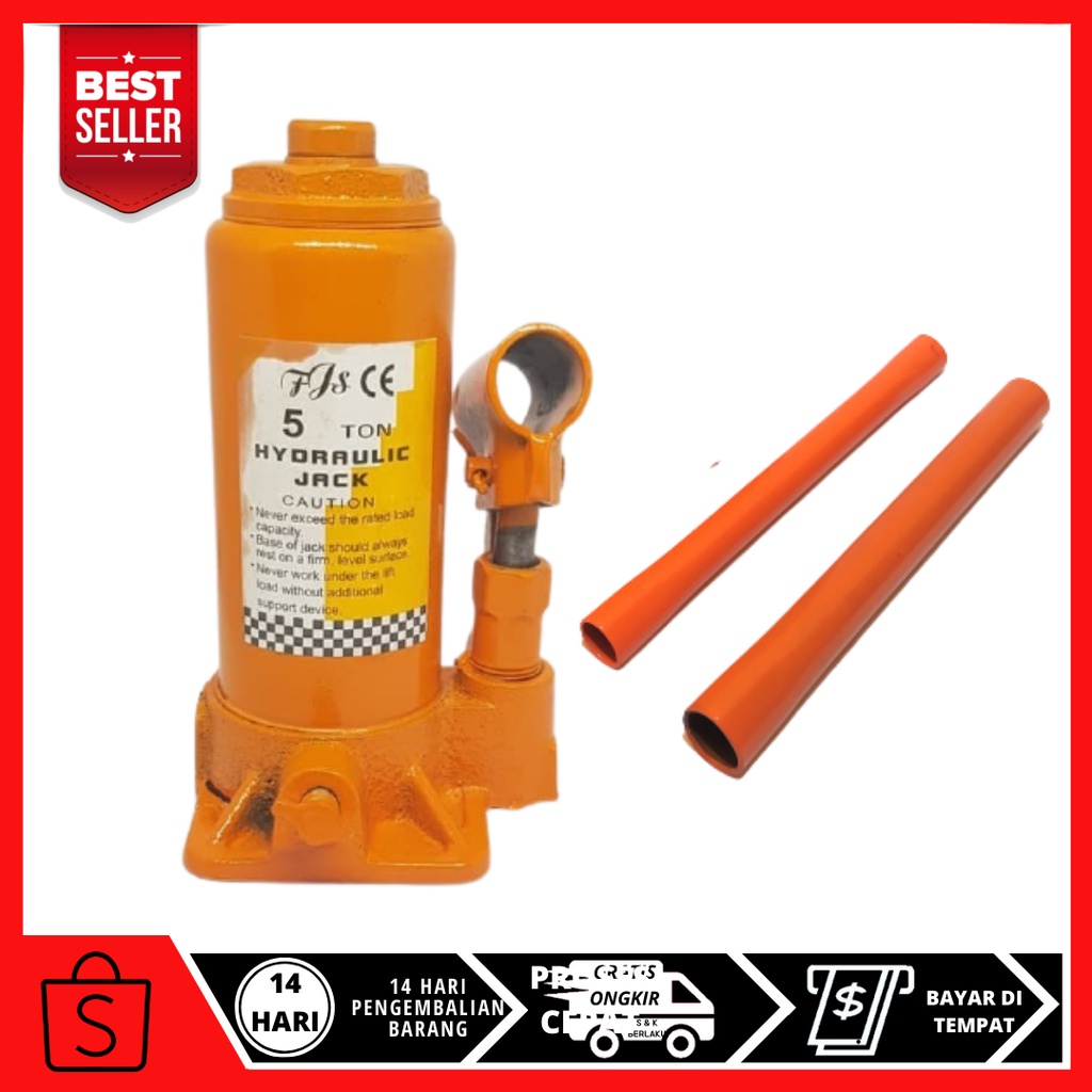 5 TON DONGKRAK BOTOL HIDROLIK HYDRAULIC JACK 5TON