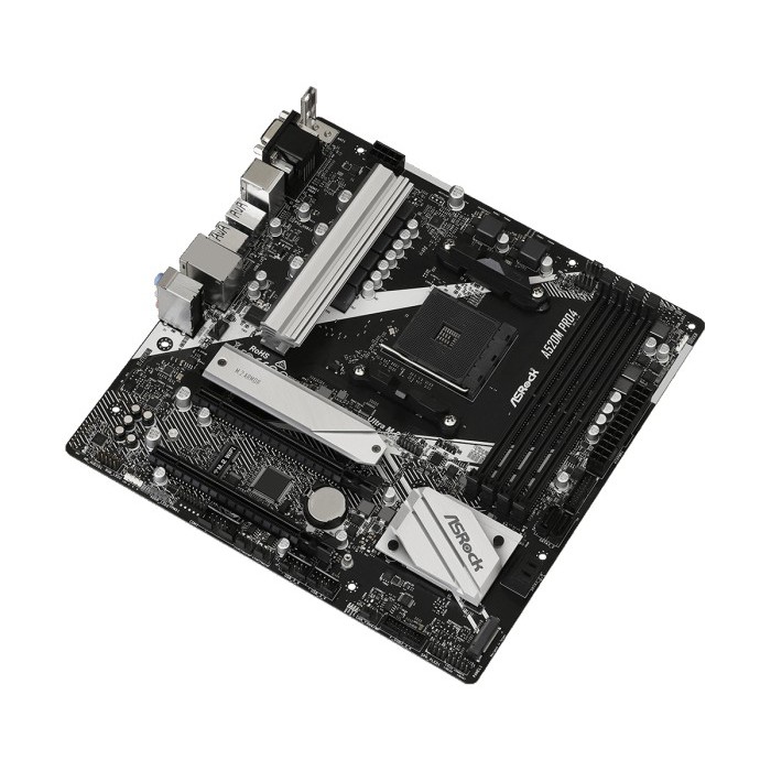 ASRock A520M-PRO4 (AM4, A520, DDR4, USB 3.2, SATA3)