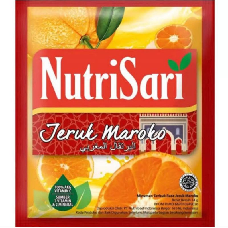

nutrisari Maroko sachet
