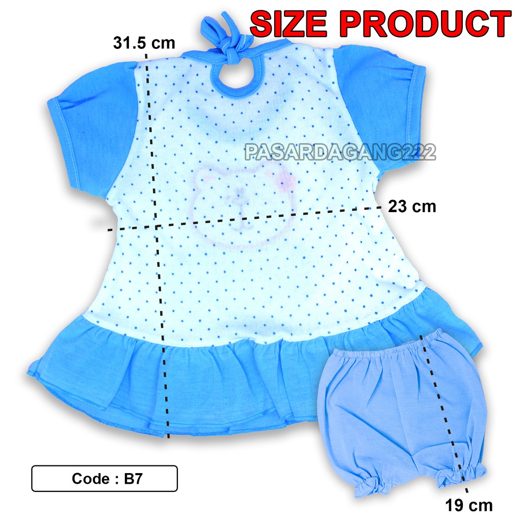 SETELAN BAJU ANAK DRESS KODE B7