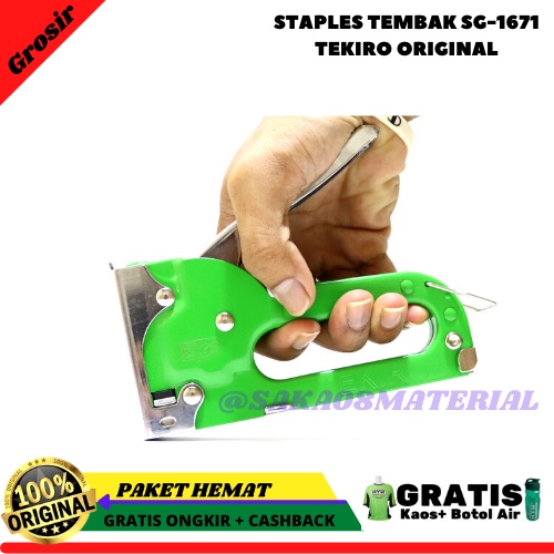 

Grosir Staples Gun 4-8 MM Tipe SG1671 Tekiro Original Terbaru / Stapler Tembak / Staples Tembak / Staples Mini / Staples Tembak 3 in 1 / Staples Gun Traker / Staples Tembak Terlaris @Saka08Material