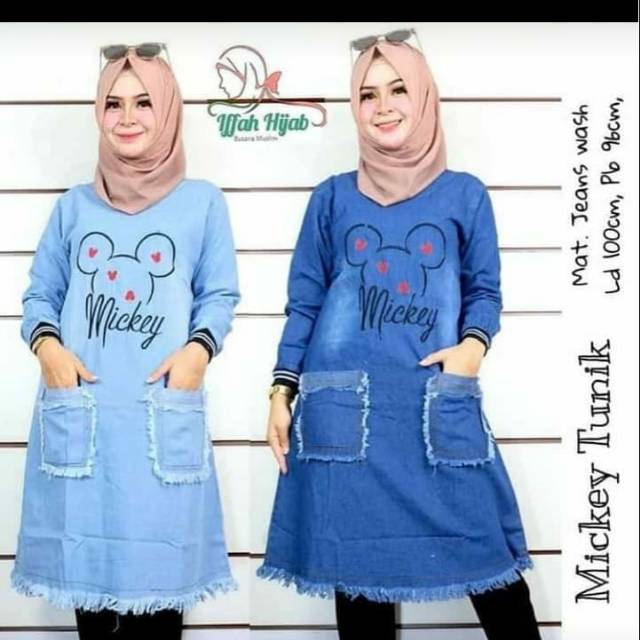 Mickey tunik iffah hijab