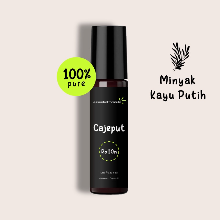 10ml Organic Cajeput Essential Oil Roll On Minyak Kayu Putih Murni 100%