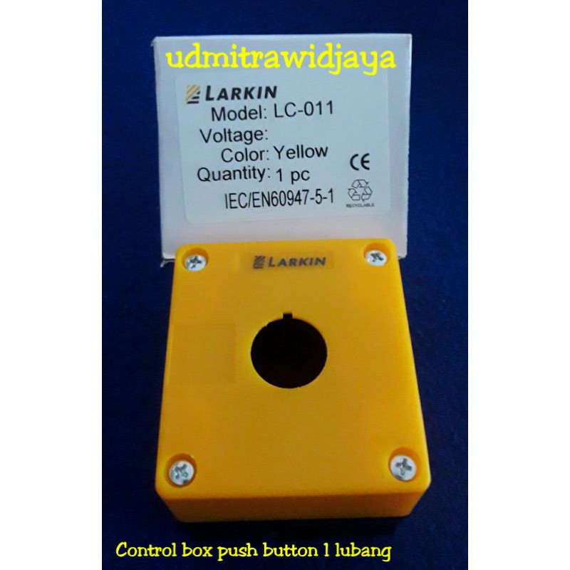 CONTROL BOX PUSH BUTTON 1 LUBANG 22mm box control push button emergency 1 hole kotak tombol on off