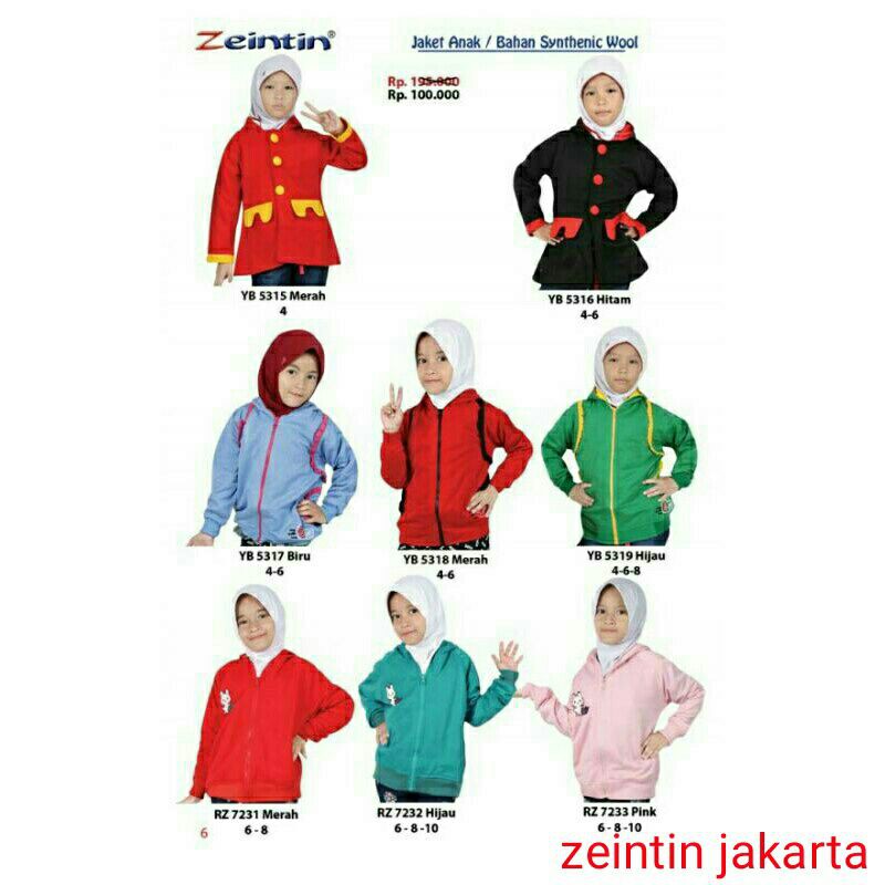 zeintin jaket anak