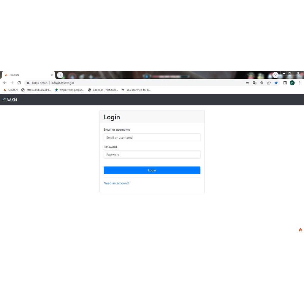 Aplikasi sistem informasi akuntansi website codeigniter 4 ci 4 xampp mysql lokalhost