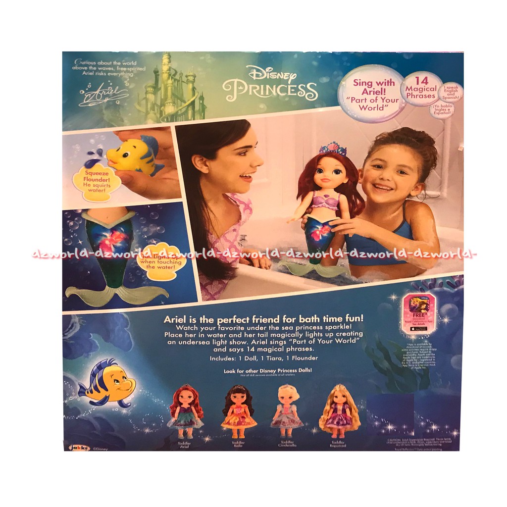 Disney Priscess Colors Of The Sea Maiana Boneka Bisa Bernyanyi Mainan Anak Anak Original