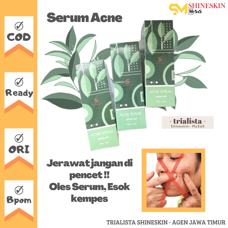 SERUM ACNE SHINESKIN | SERUM JERAWAT | SERUM SHINESKIN
