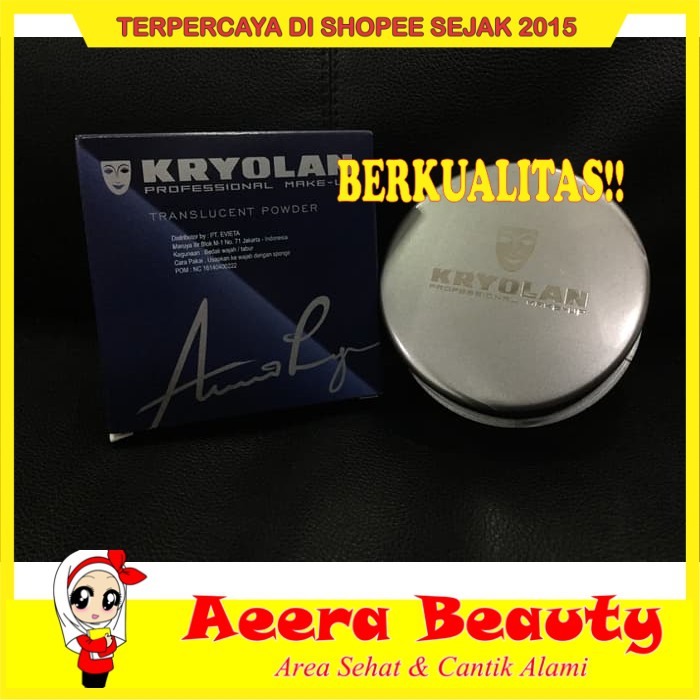 GRATIS ONGKIR KRYOLAN TRANSLUCENT FACE POWDER / BEDAK TABUR AK0982