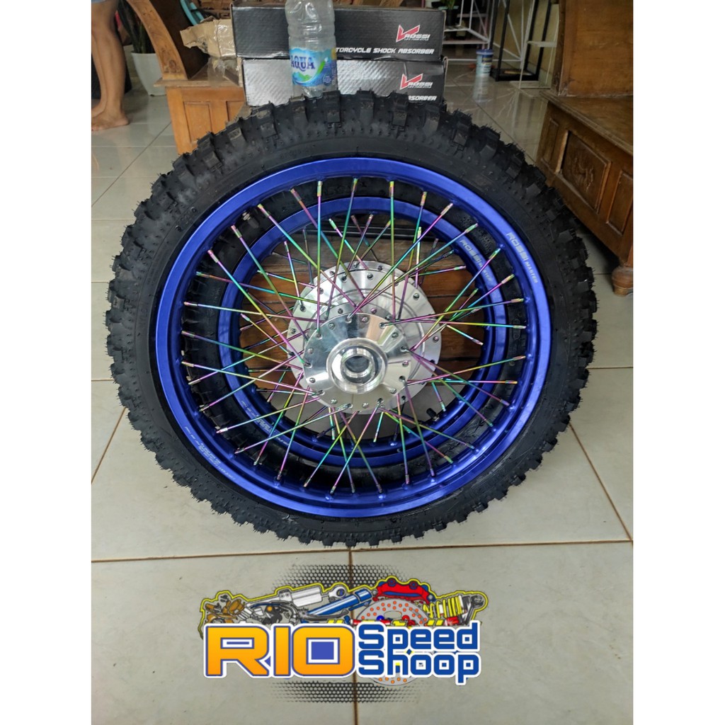 Velg jari jari X-Ride dan beat street model cross trail paketan ring 14 17 set plus ban