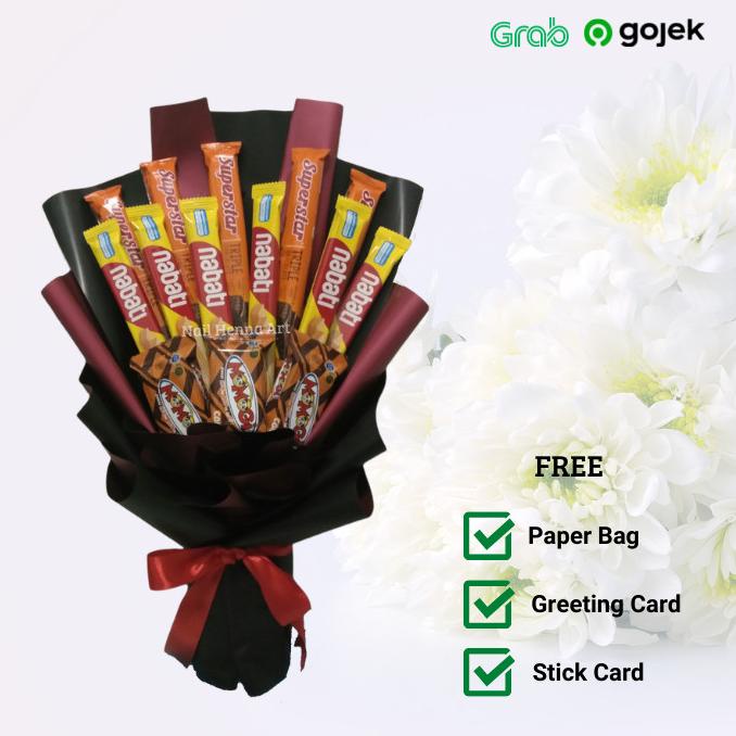 

Premium Product!!! Buket Snack Mix Tipe A Ulang Tahun M / Wisuda/ Anniversary/ Valentine - Paling Dicari