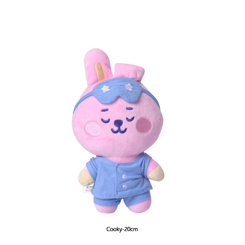 Timekey Gantungan Kunci Boneka Stuffed Plush Kartun Tata Cooky Chimmy Koya Shooky Mang RJ cannot miss it B62 Ukuran 10cm / 20cm