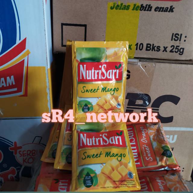 

Nutrisari Mangga / Mango 1 Renceng @10 Sachet