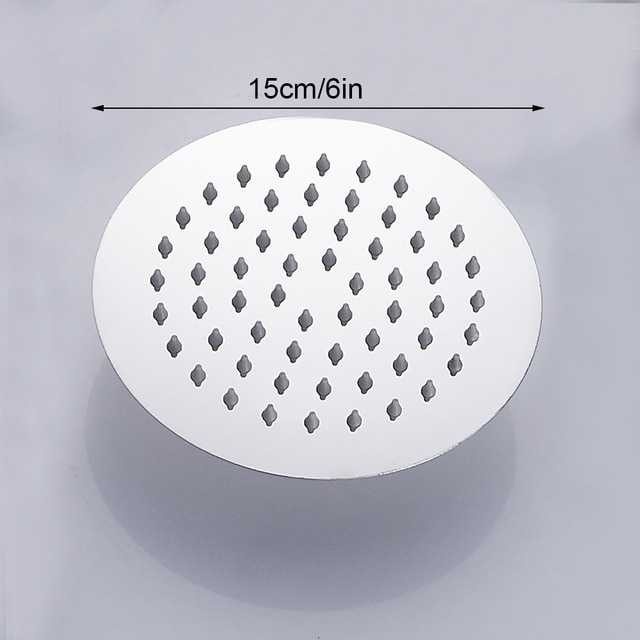 Kepala Shower Mandi Pancuran Hujan Stainless Steel Round Shower