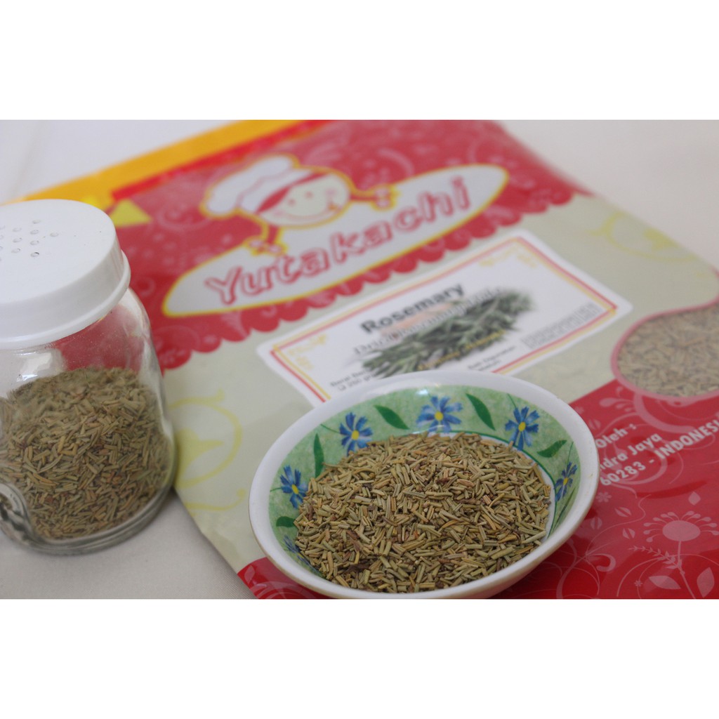 Yutakachi Rosemary 1Kg  ( 4pcs ) @250 Gram / Dried Rosemary / Rosemary Kering / Western Spice / Rempah / Bumbu Kontinental / Pusat Bumbu