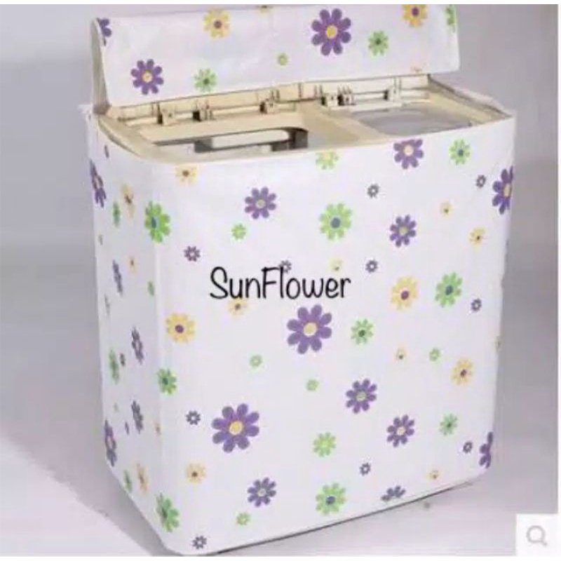 cover mesin cuci 2 tabung
