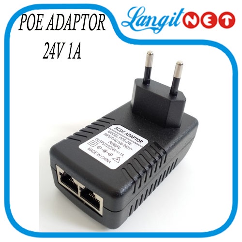 POE ADAPTOR 24V  1A