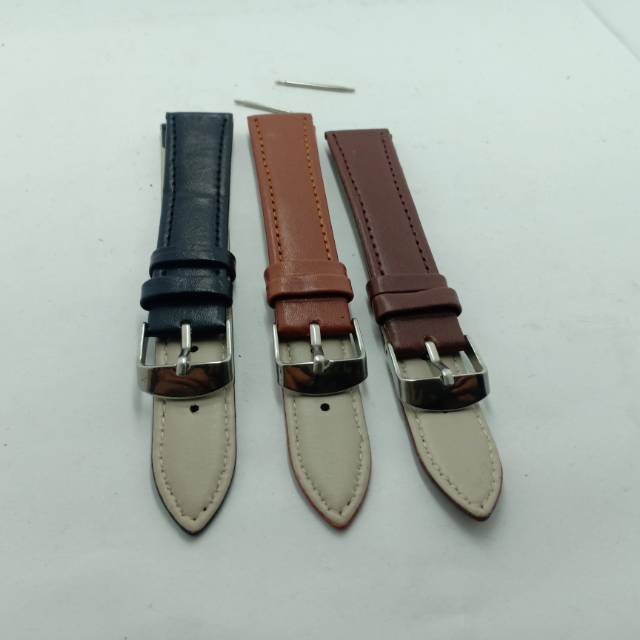 GEUINE LEATHER STRAP UNIVERSAL TALI JAM TANGAN KULIT 18MM