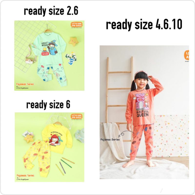 piyama anak, baju tidur anak, baju tidur adem anak, baju tidur merk stramoon, novaga, little king & 