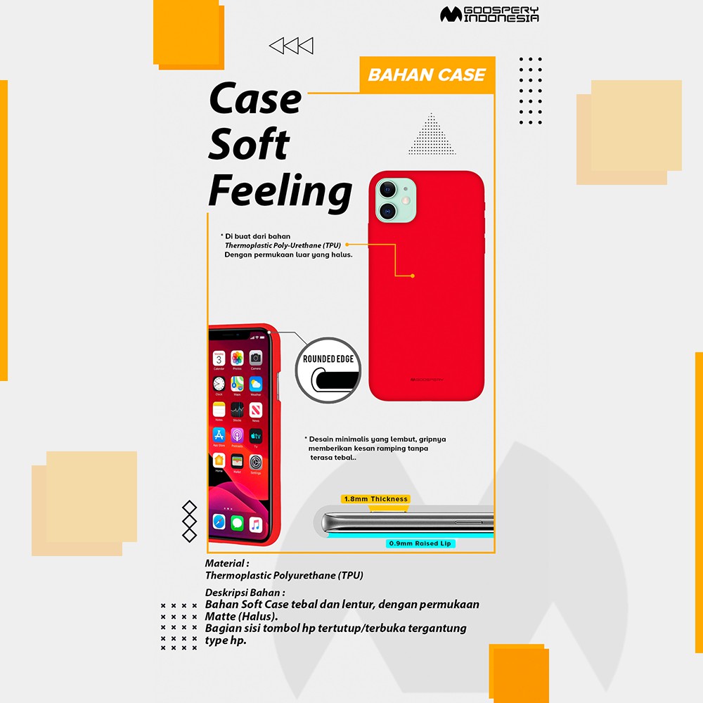 GOOSPERY Samsung Galaxy A51 A515 Soft Feeling Jelly Case