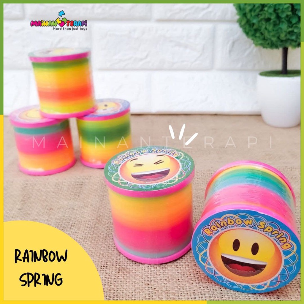 Mainan Terapi Rainbow Spring Mainan Edukasi Okupasi Terapi