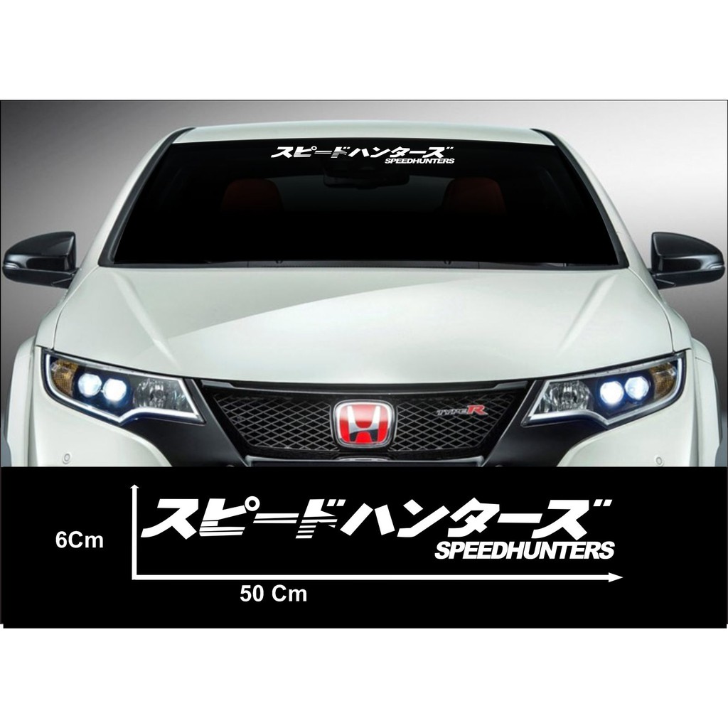 STICKER SPEEDHUNTER KANJI CUTTING STIKER MOBIL  part1