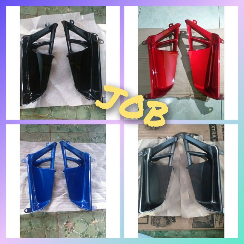 Cover Laci Tutup Sayap Tebeng Supra X 125 New Batman 2006 - 2012 Warna Hitam Merah Grey Biru