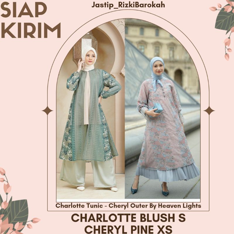 [SIAP KIRIM] CHARLOTTE TUNIC CHARLOTTE TUNIK CHERYL OUTER HL BY HEAVEN LIGHTS
