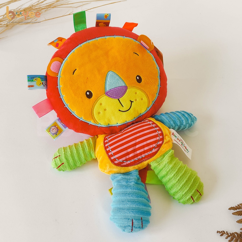 Buyee Gift Sensory Rattle Toys Doll for Baby | Mainan Boneka Sensori dan Gigitan Bayi untuk Bayi 3 bulan+
