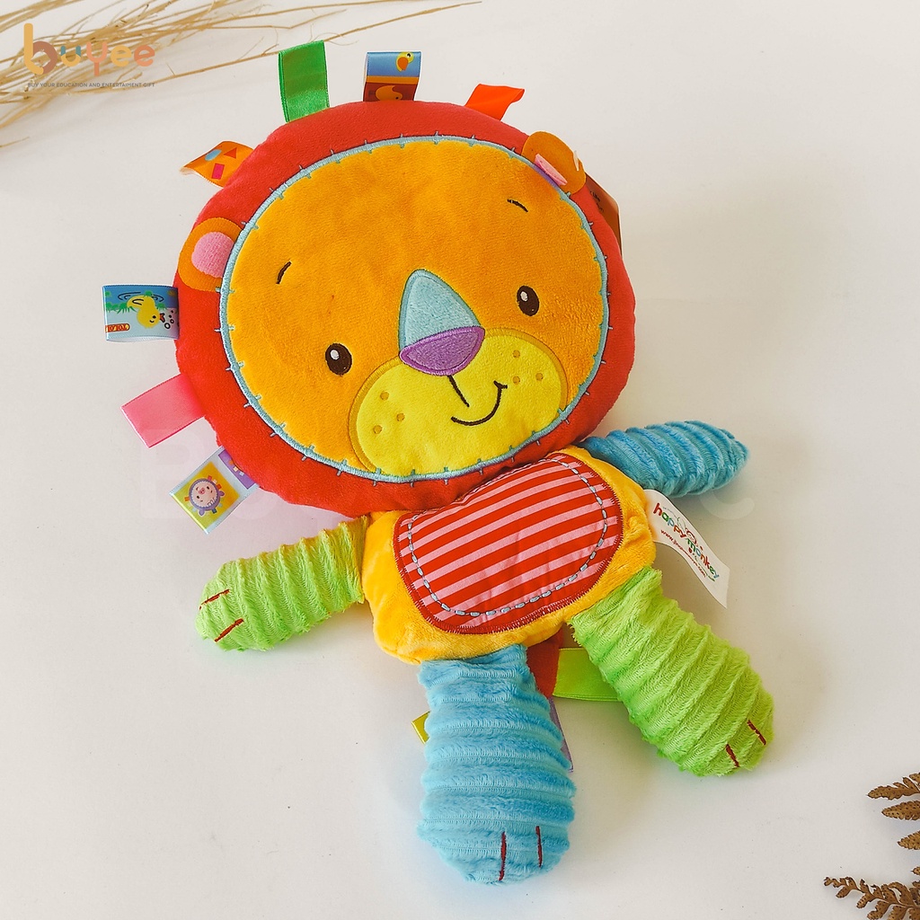 Buyee Gift Sensory Rattle Toys Doll for Baby | Mainan Boneka Sensori dan Gigitan Bayi untuk Bayi 3 bulan+