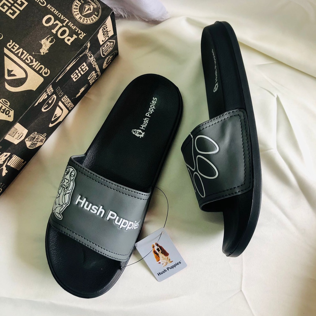 SLOP PUPPIES ABU SANDAL + PAPERBAG HUSH PUPPIES / SENDAL SLOP SLIDE PRIA WANITA GRADE ORI