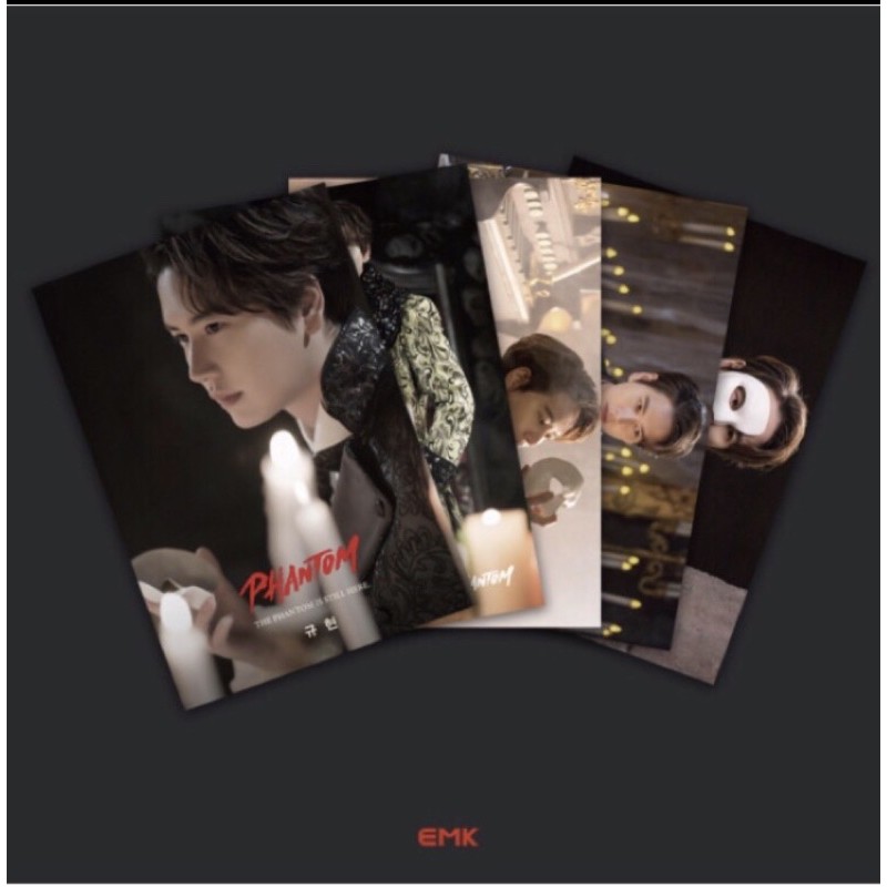 READY POSTCARD PHANTOM KYUHYUN SUPER JUNIOR MUSICAL (SEALED)