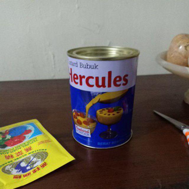 Custard Powder Hercules kaleng 300 gr Bahan baking ...