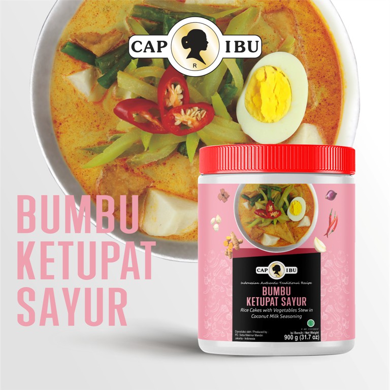 CAP IBU Bumbu Ketupat Sayur Kemasan Pot