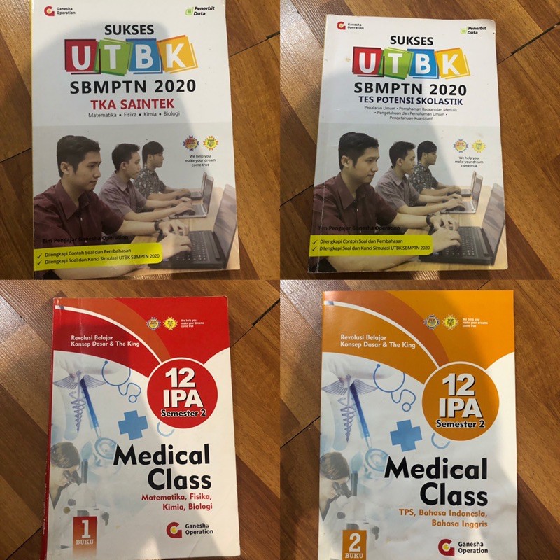 Thrift Preloved Buku SBMPTN Ganesha Operation | Shopee ...
