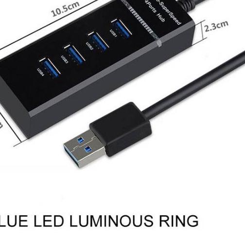 Usb hub 4 port terbaru / usb hub 4port 4in1 usb hub cabang 4 original / kabel cumi usb comp ☆