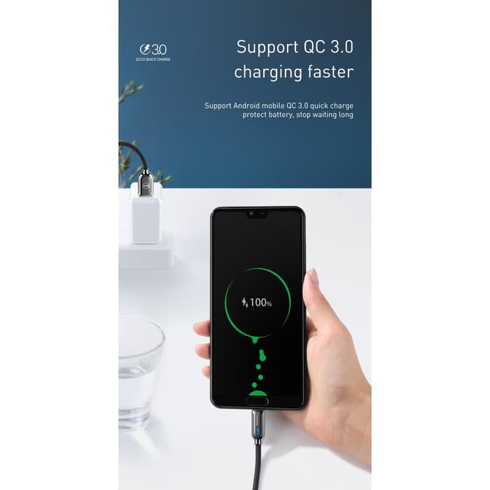 Mcdodo Kabel data TYPE C Gen 3 Auto disconnect cable Fast Charging