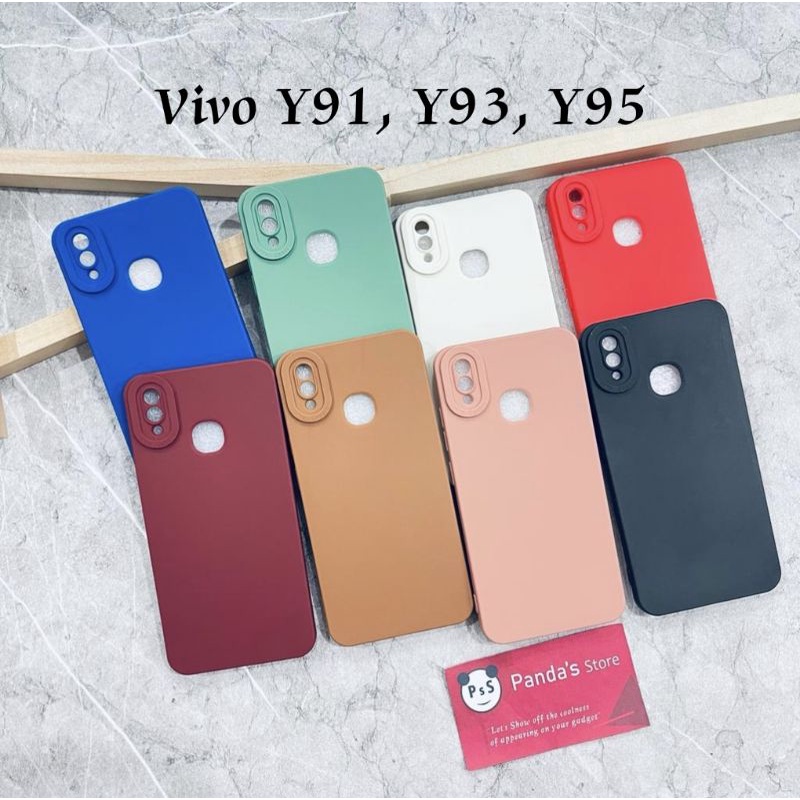 Softcase Pro Camera Vivo Y91, Y93, Y95 Candy Case Full Color 3D Silikon TPU