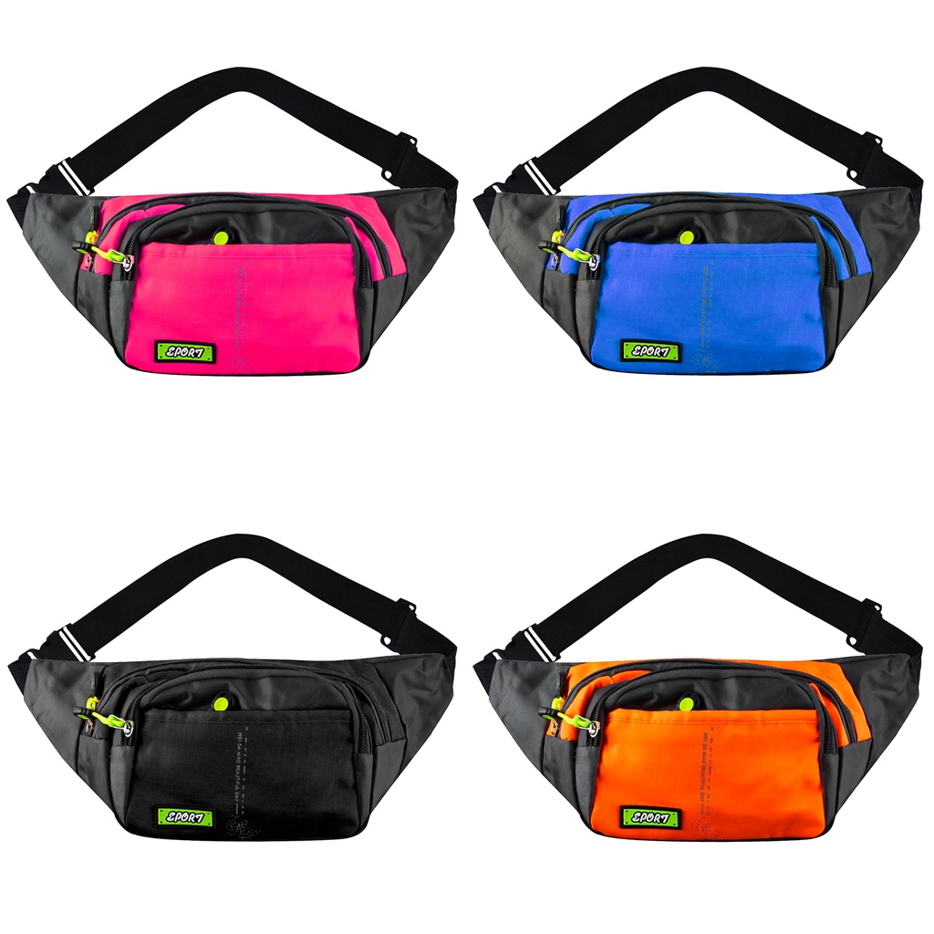 Promo Cuci Gudang Waistbag Pria Wanita Sport Import Murah Trendy - YB-10