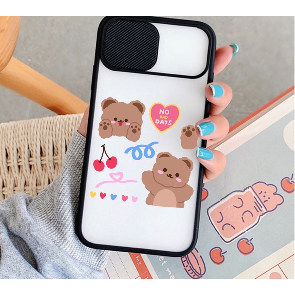 Baru casing softcase motif lucu DD01 Iphone 6 6s 7 8 6+ 6s+ 7+ 8+ plus X XR Xs 11 12 Pro Max