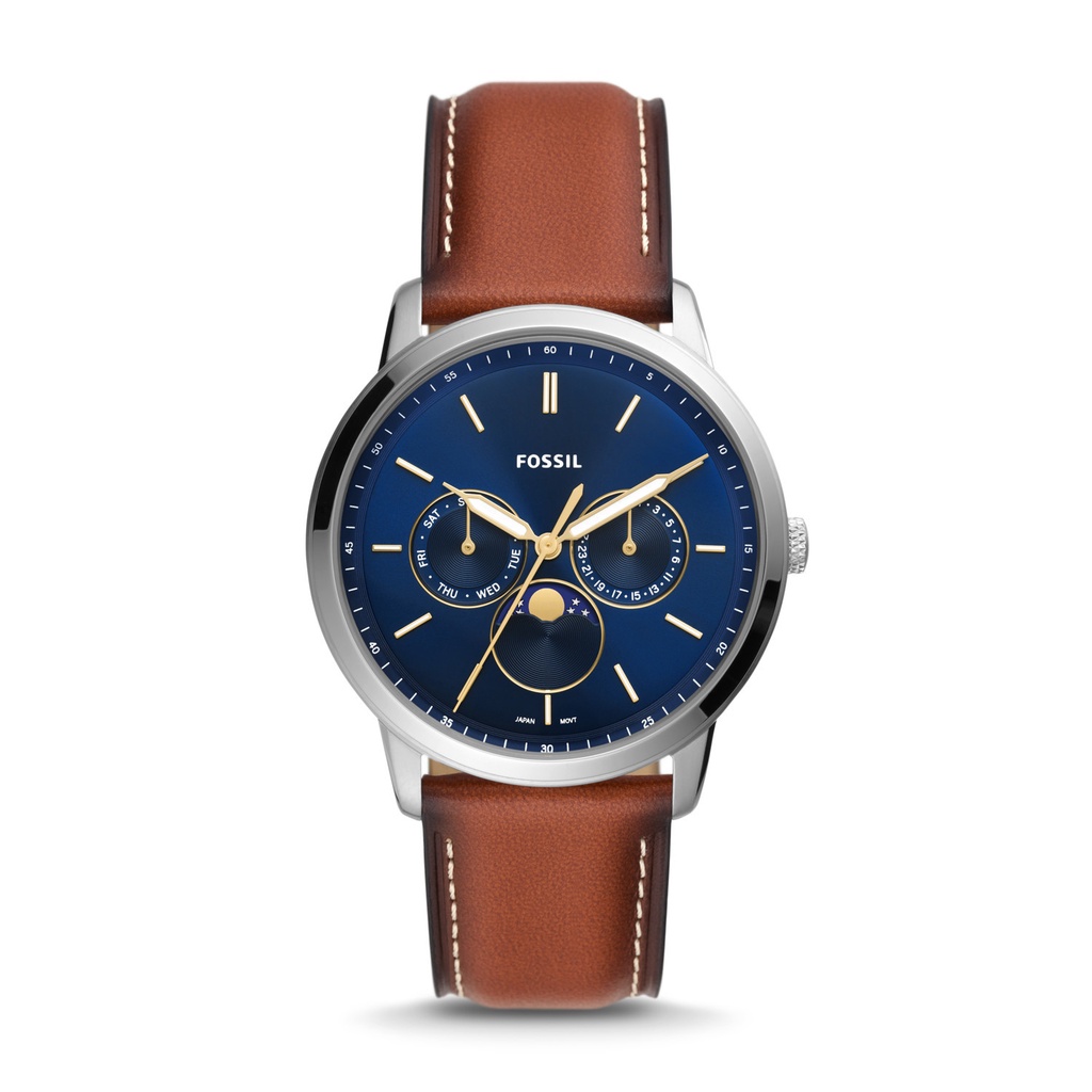Fossil Neutra Moonphase Multifunction Brown Jam Pria - FS5903