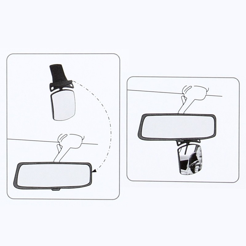 Kaca Cermin Spion Tambahan Tengah Dalam Mobil | Adjustable Car Mirror