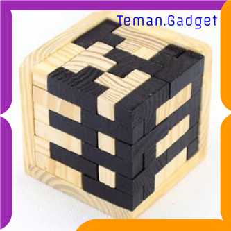 TG-MA 3D Wood Puzzle Model Tetris Cube