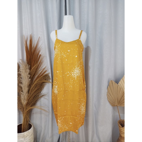 DASTER NARINI TANGGUNG TALI SATU ANEKA MOTIF-Bercak Mustard