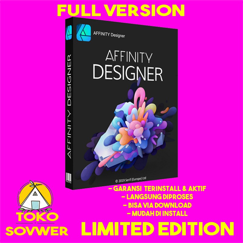 Serif Affinity Designer FULL VERSION GARANSI AKTIF